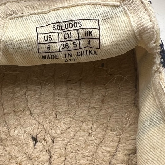 Soludos Bon Jour Espadrilles Size 6 - Picture 5 of 6